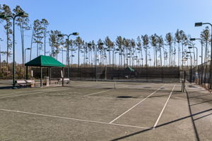 Clay tennis courts