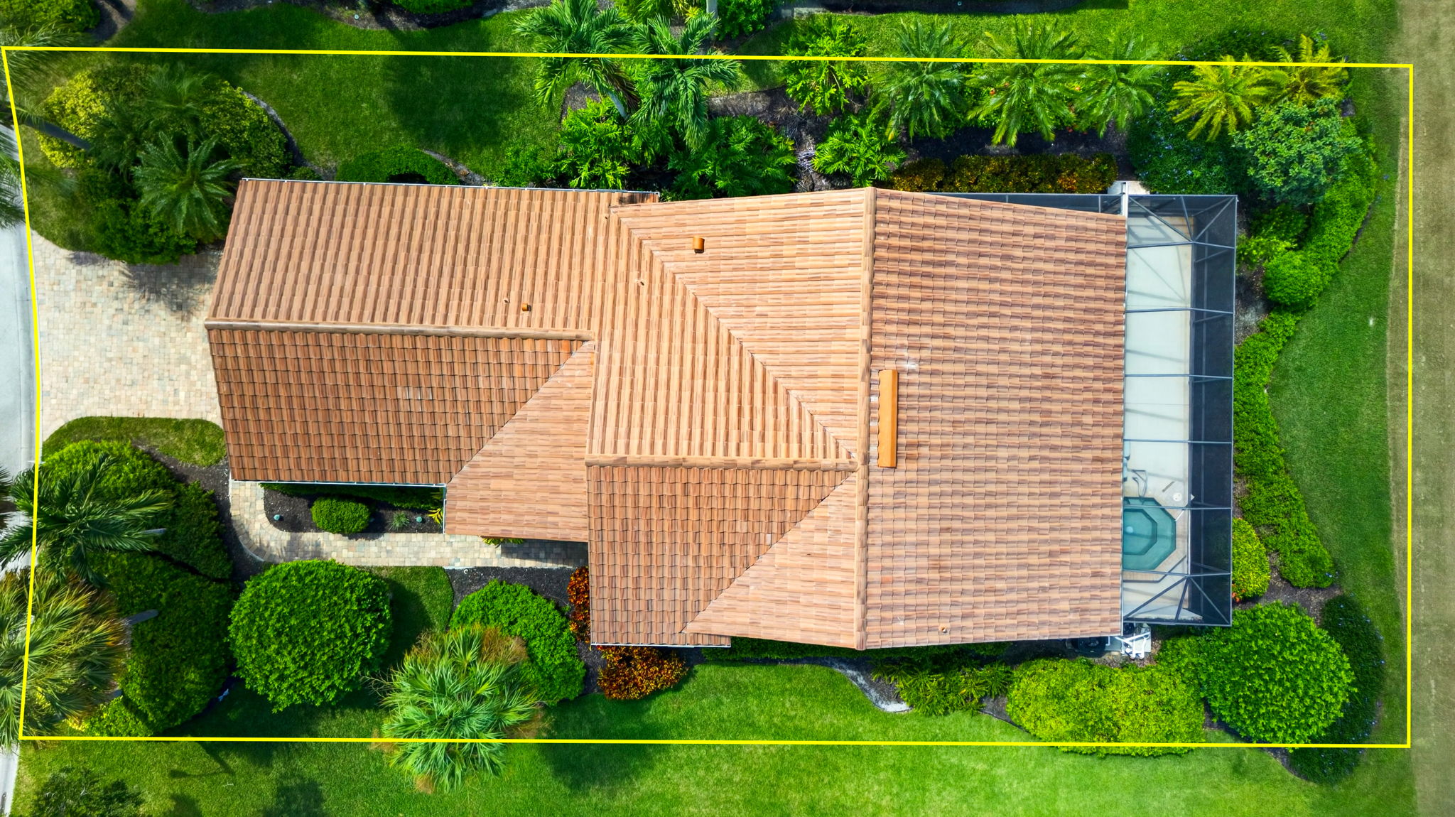 Aerial Overview - lot line