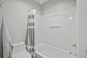 Shower Over Tub in Hall Bath