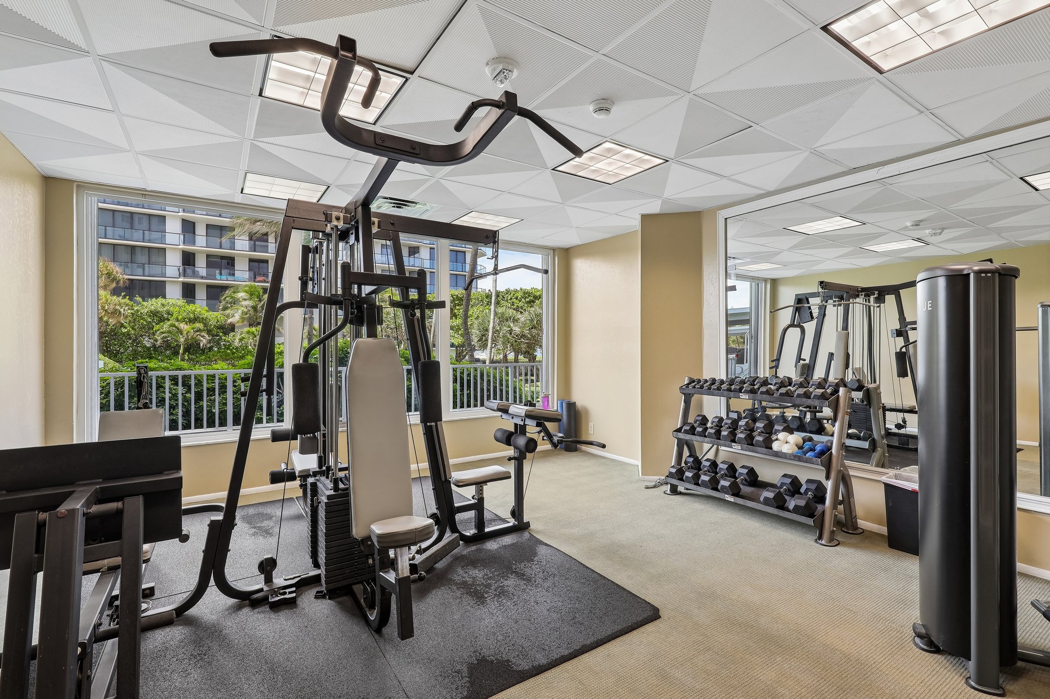 This gym will be remodeled. See renderings.