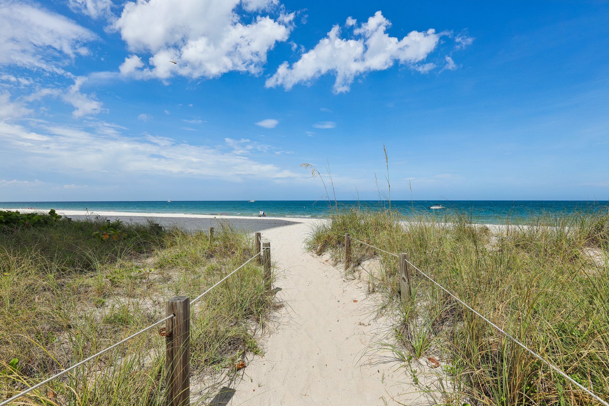 Private beach access