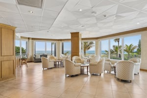 This lounge will be remodeled. See renderings.