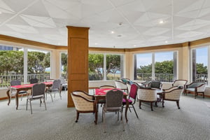 This lounge will be remodeled. See renderings.