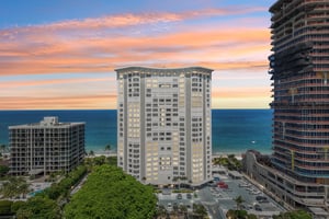 Aerial views of The Claridge