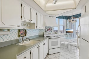 Views carry through the kitchen