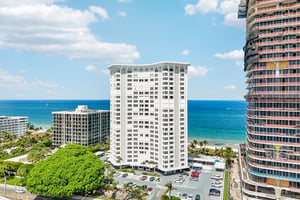 Aerial views of The Claridge