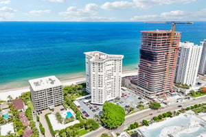 Aerial views of The Claridge