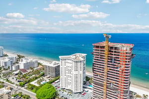 Aerial views of The Claridge