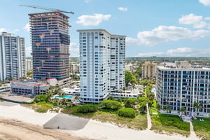 Aerial views of The Claridge