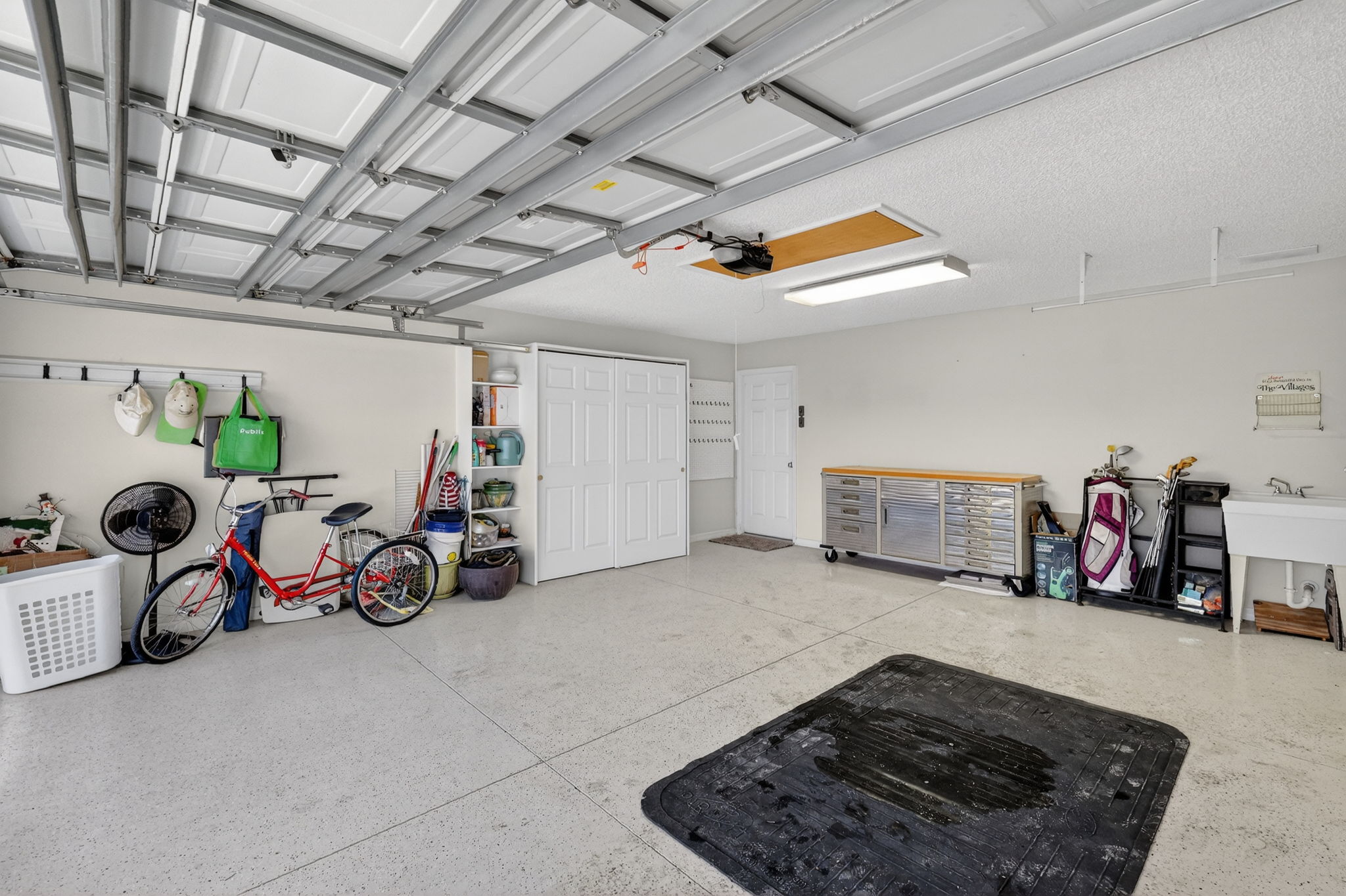 Garage with Built-IN Cabinetry