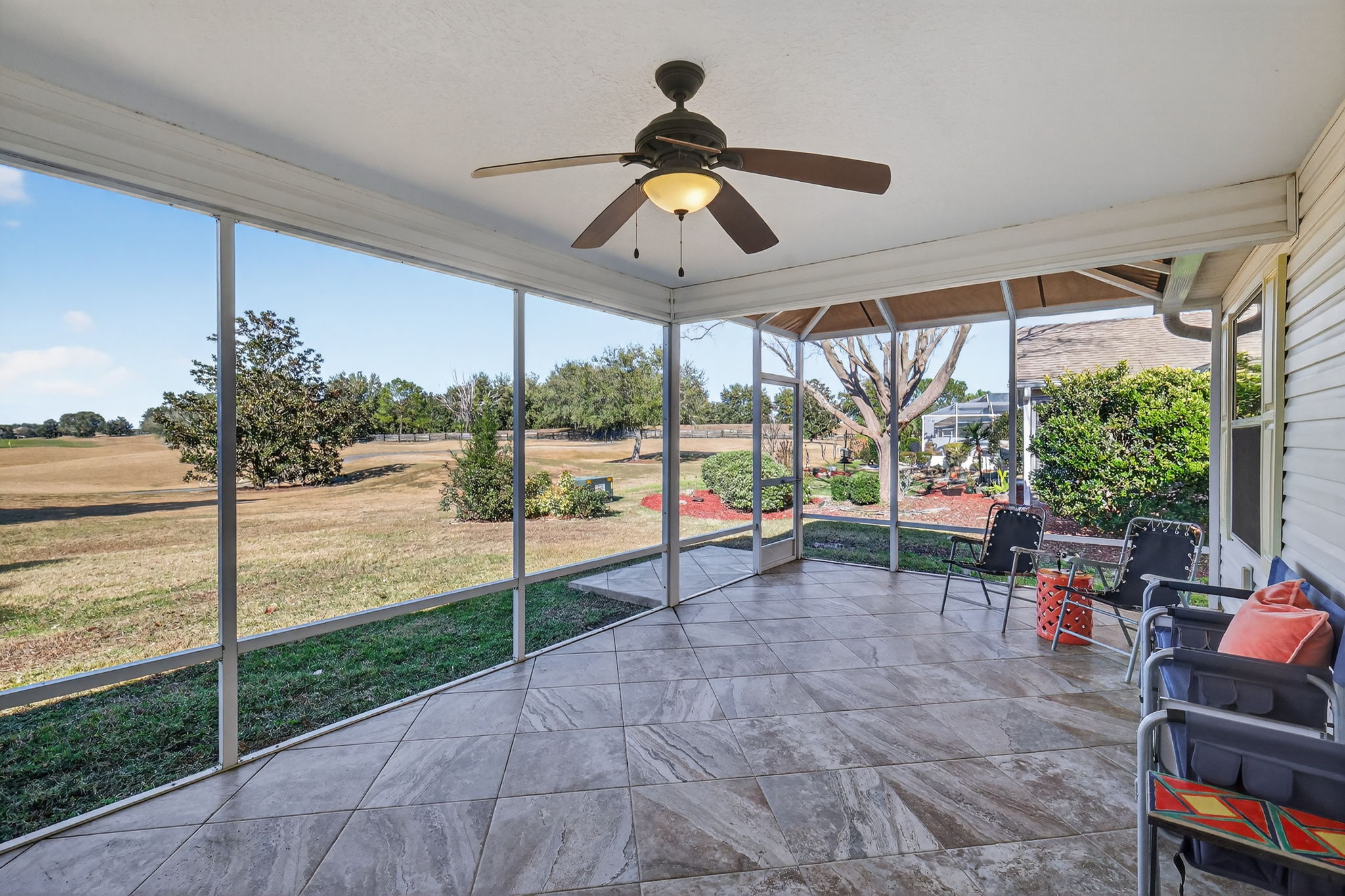 Expansive Lanai with Magnificent Water and Golf Front Views!