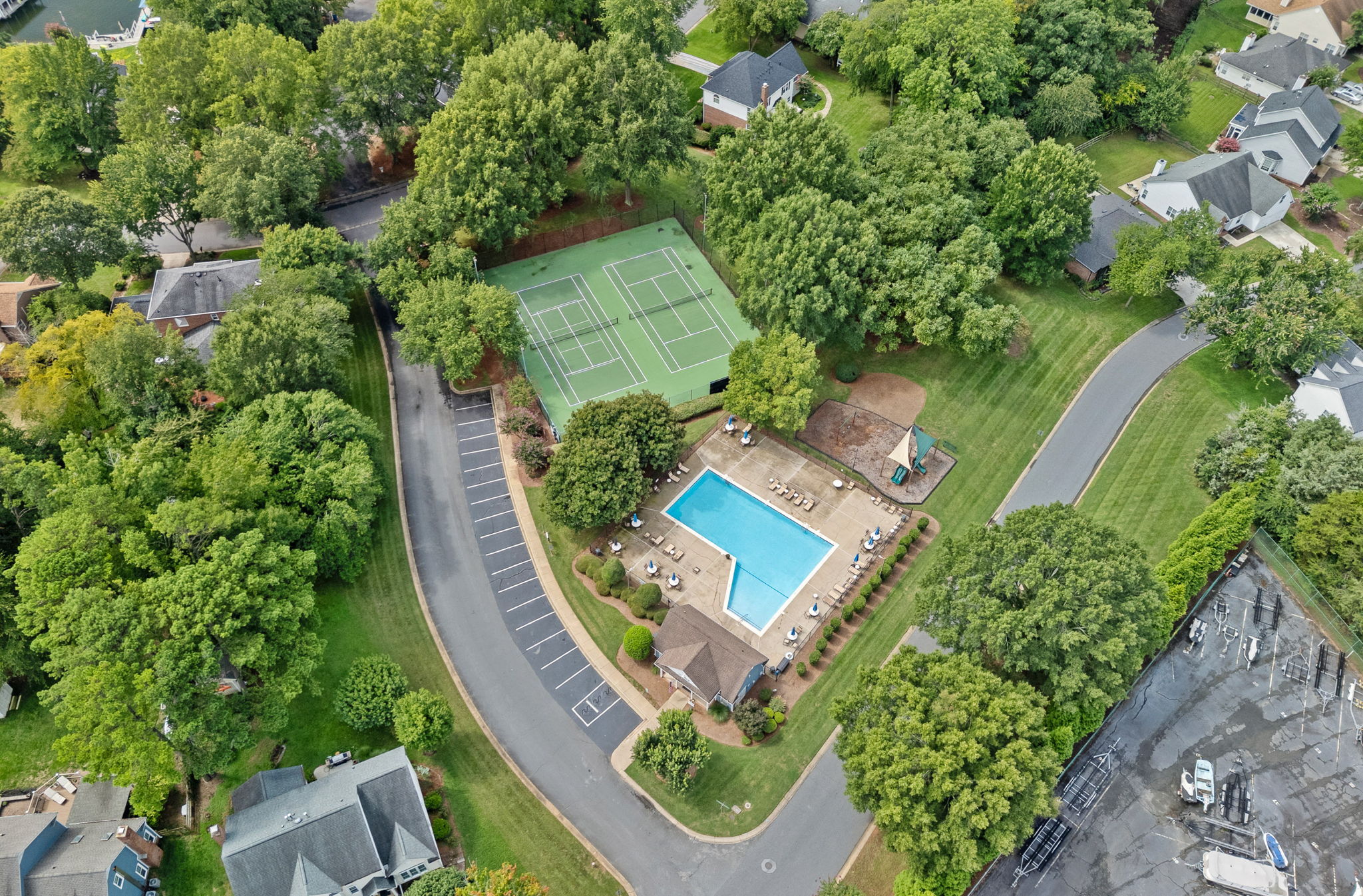 Community Pool, Tennis Courts and Playground