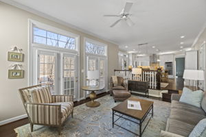 Family Room Open to the Kitchen