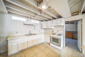 Lower Level Kitchen Set Up