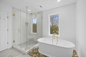 NEW Primary Bathroom with Soaking Tub and Separate Shower