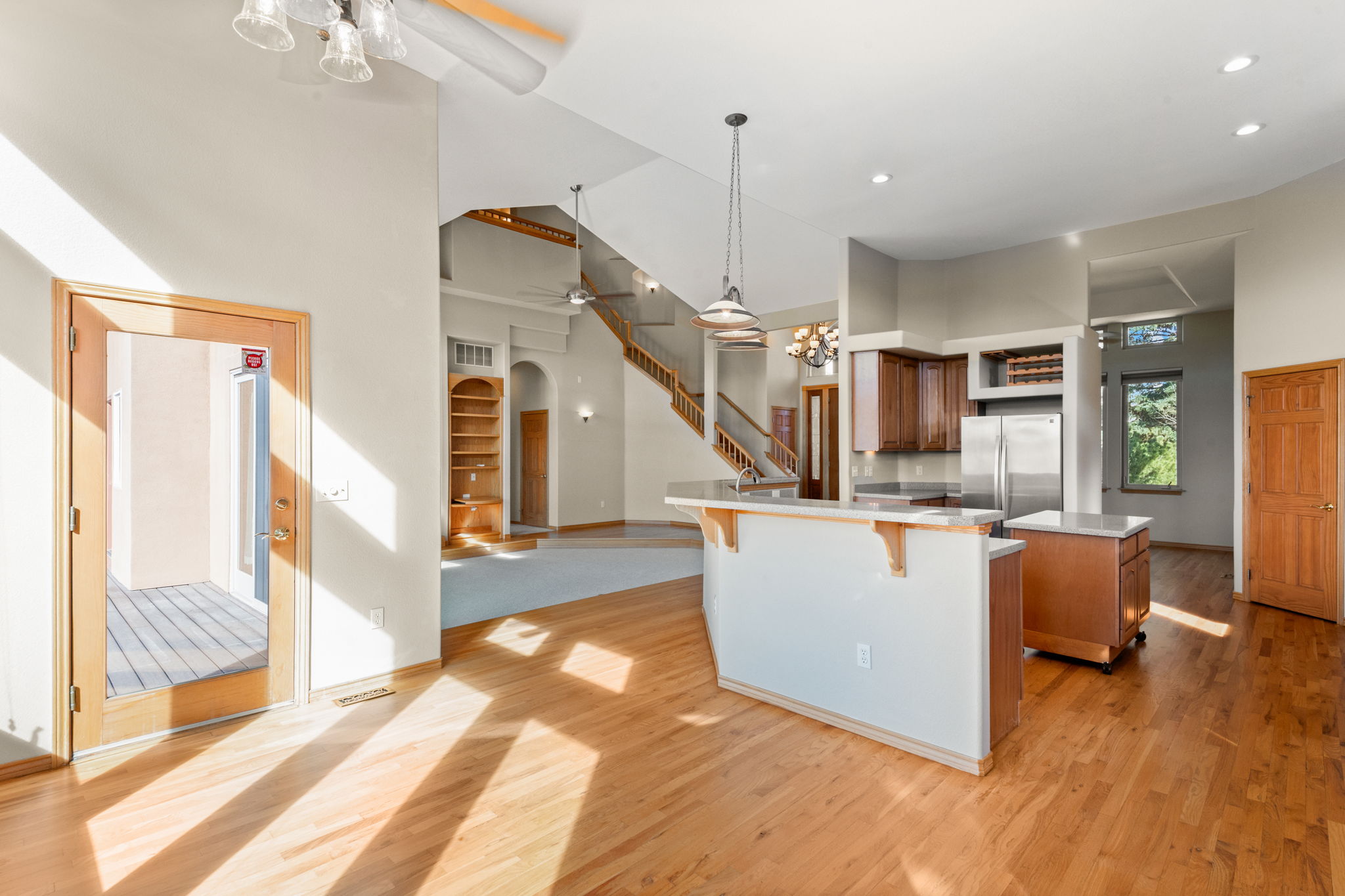 Kitchen and Living room Open Floor plan