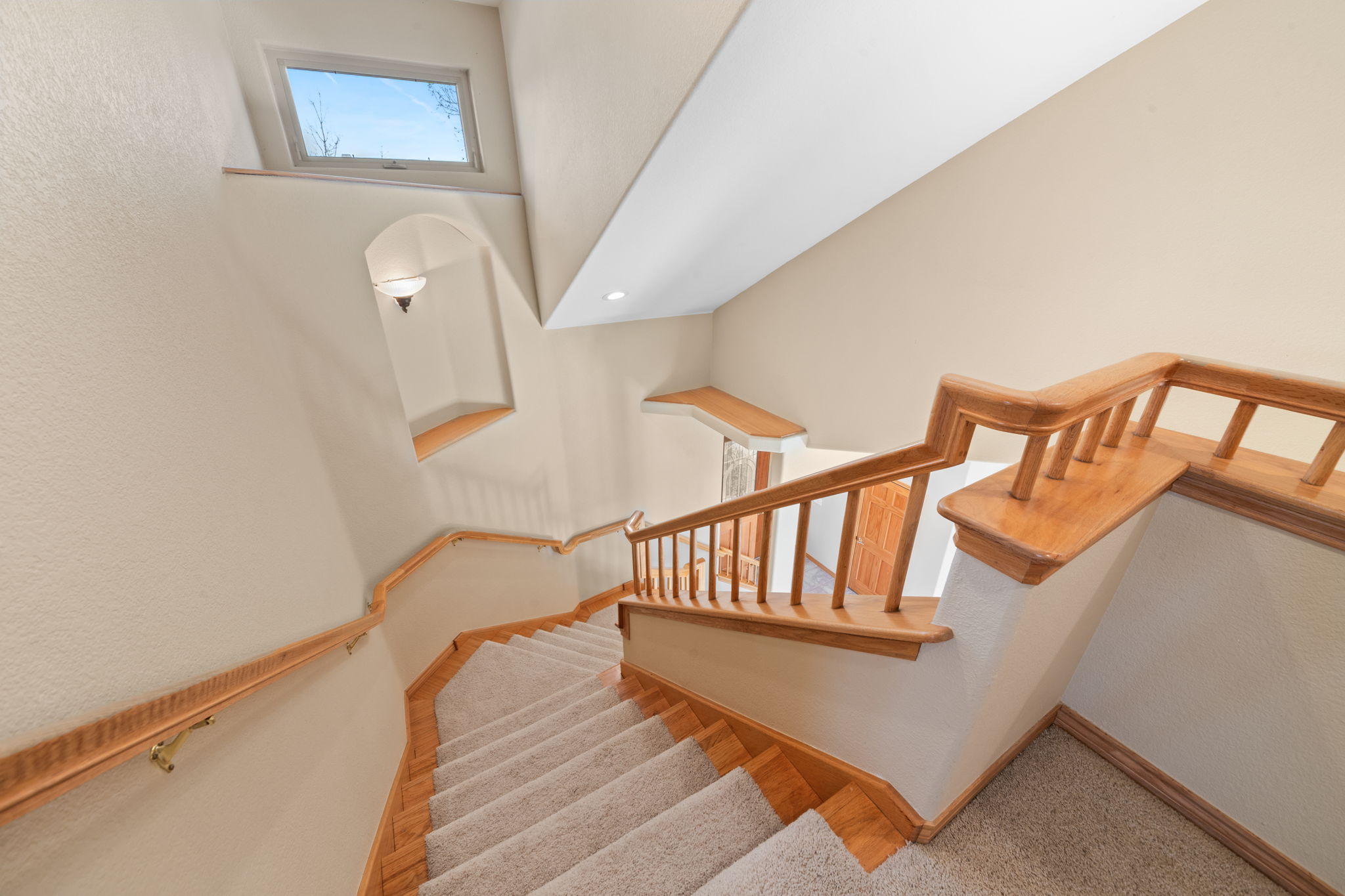 Stairs to private Primary Suite