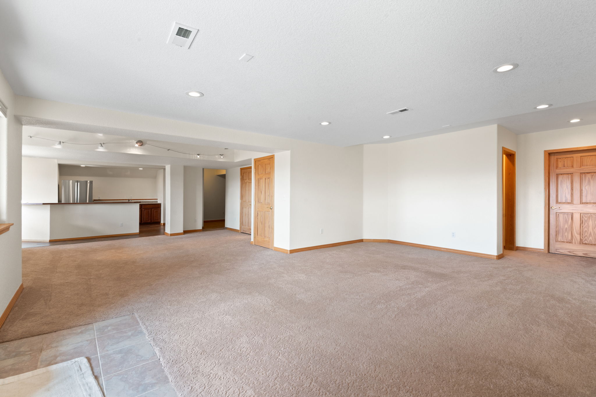 Walk out Family/Rec Room with a full kitchen