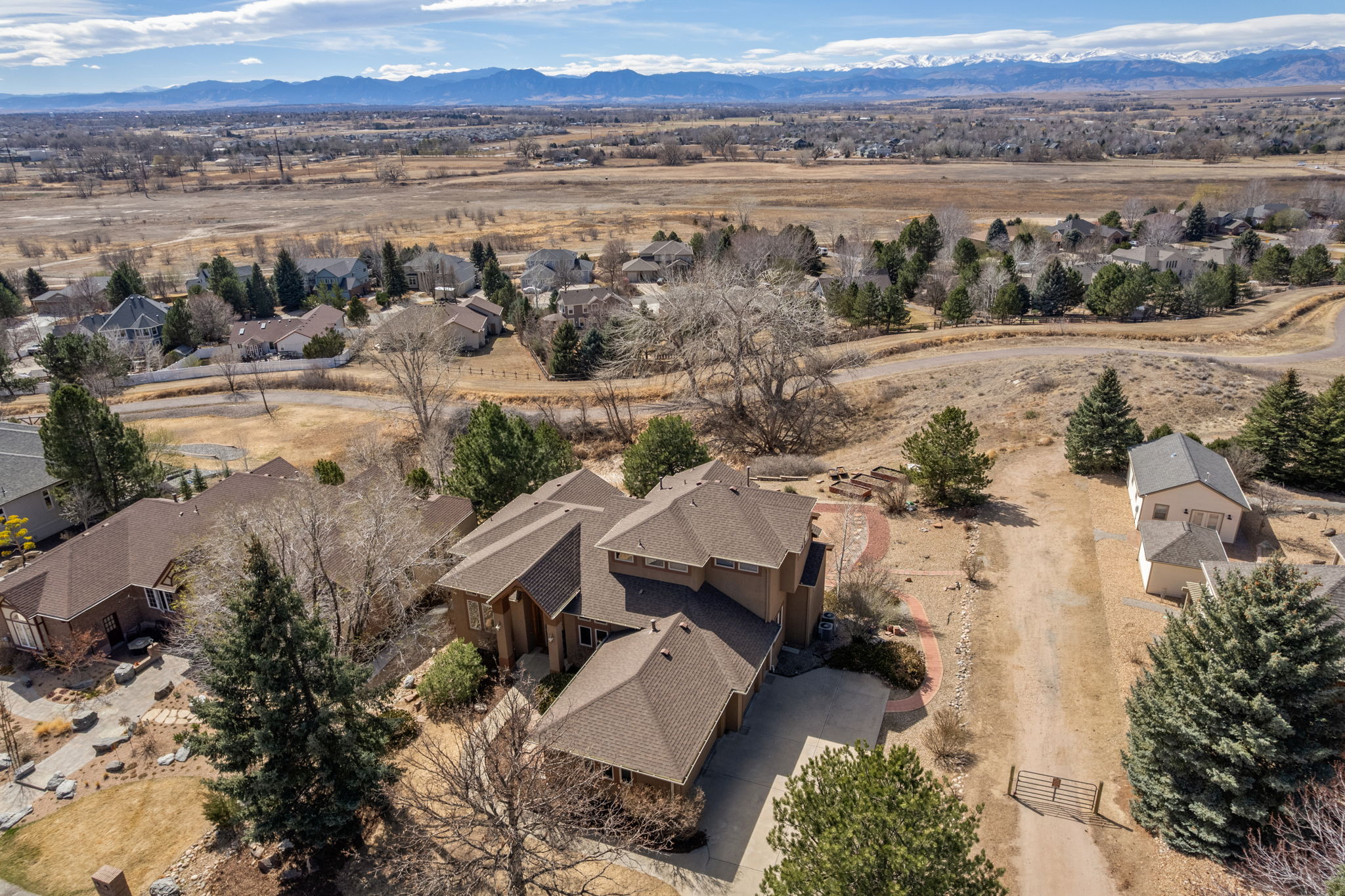 Views, Walk trails on the north and open space to the West