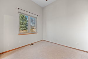1 of 2 Bedrooms on Main Level With North Windows