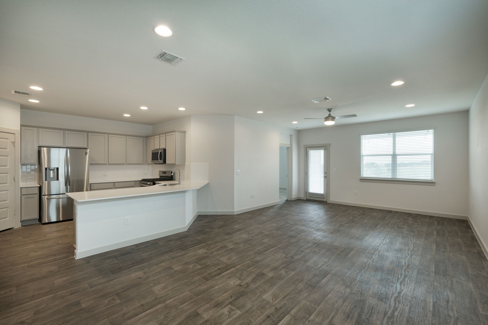 Dining/Kitchen/Living