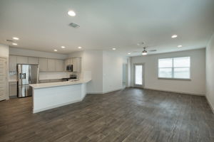 Dining/Kitchen/Living