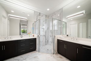 Double Vanity Primary Bathroom