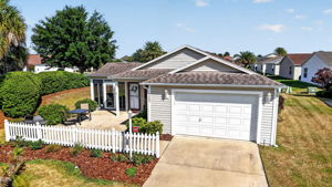 Front Elevation with Large Corner Lot and Privacy Landscaping