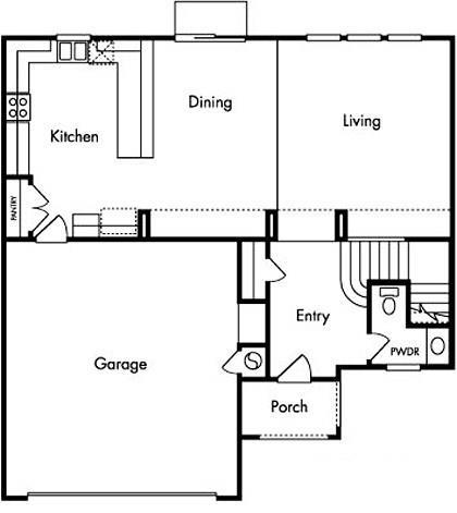 Main Floor Plan (Flipped)