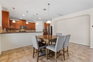A niche ideal for cabinets, buffet, or art display.
