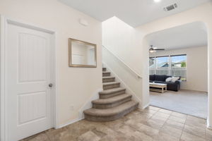 Upstairs to the bedrooms and game room
