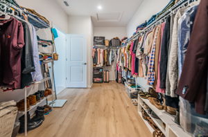 Master Bedroom Walk-in Closet