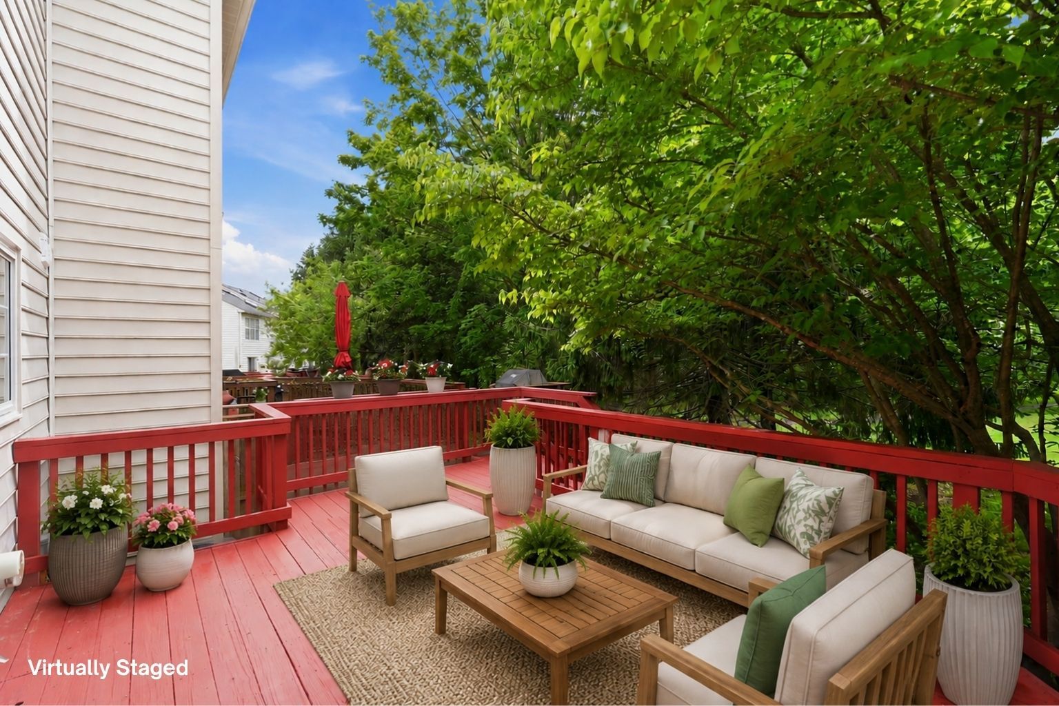 Rear Entertainment Patio