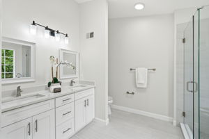 Primary Bathroom with Dual Vanity