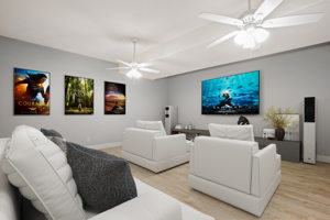 Theater Room- Staged
