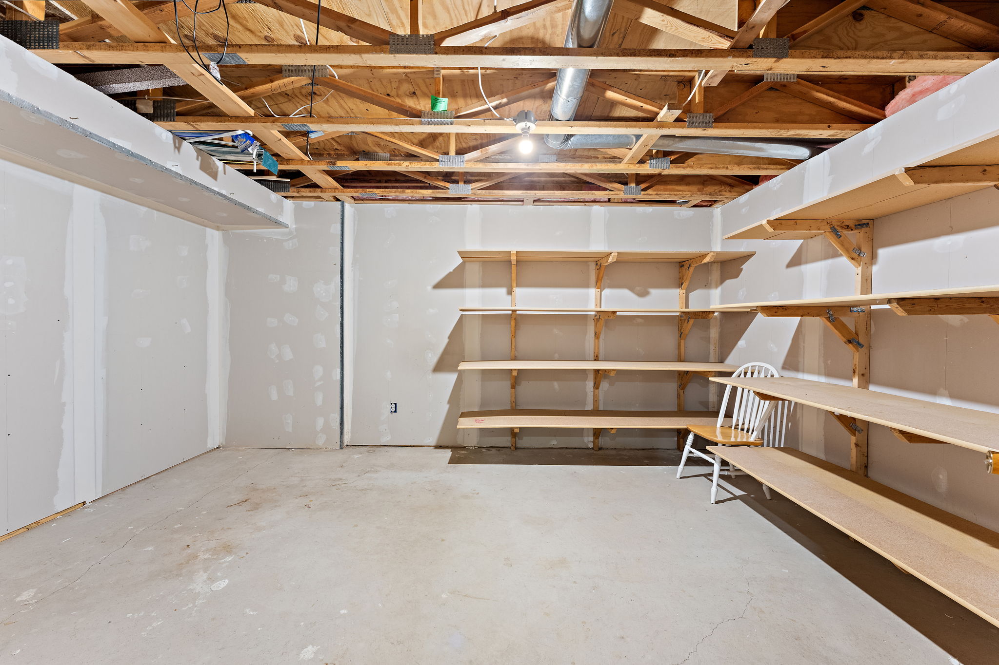 Unfinished Lower Level 200+ sq ft Use for Wine Cellar  (19)