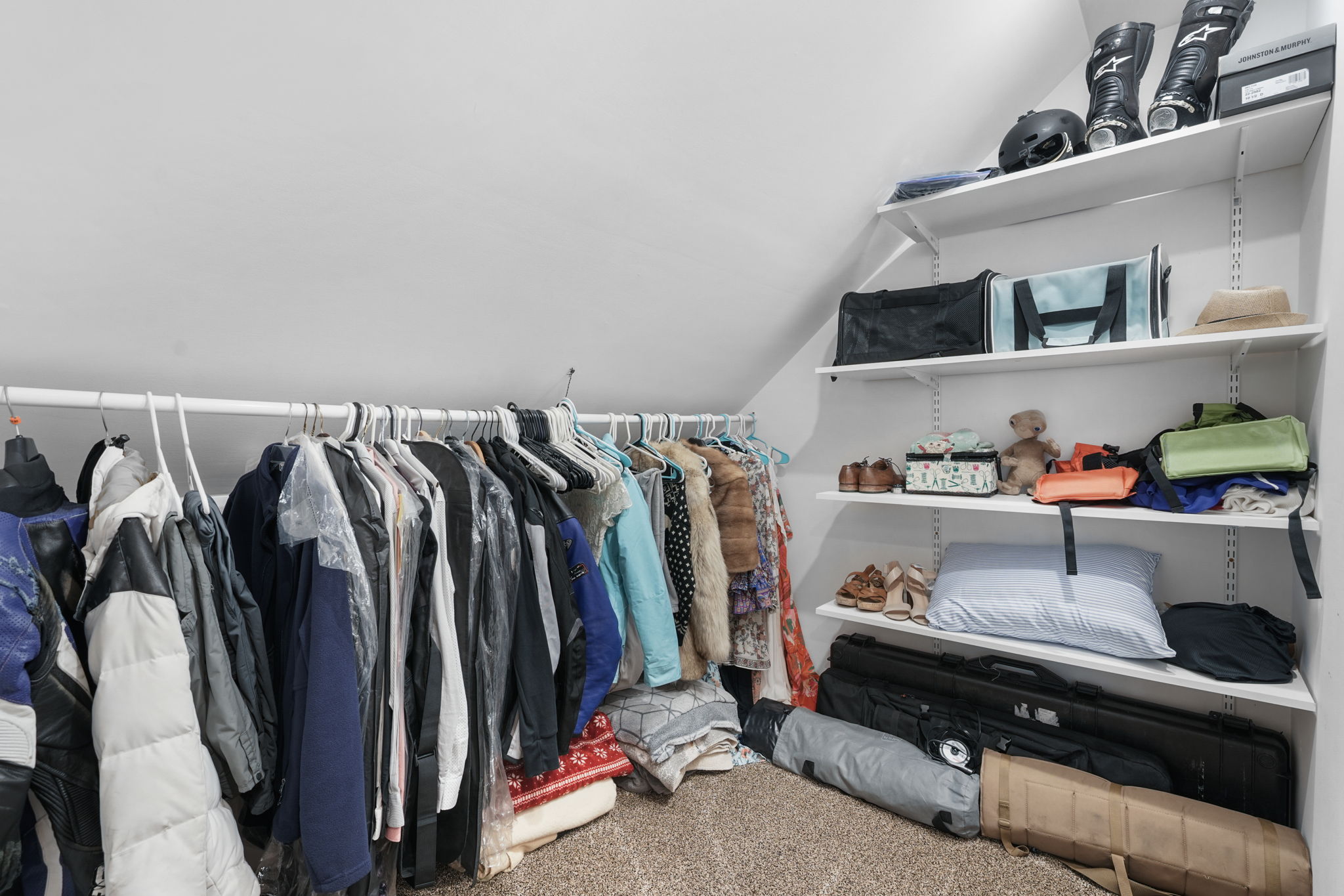 Upstairs Primary Walk-in Closet
