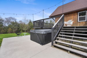Patio and Hot Tub