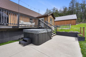 Patio and Hot Tub