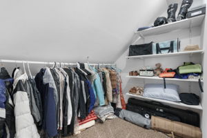 Upstairs Primary Walk-in Closet
