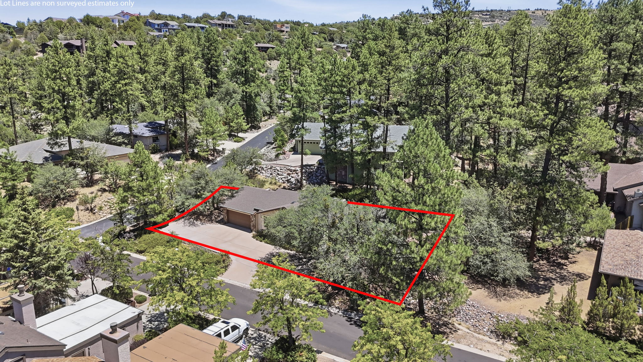 Aerial Front Lot Line