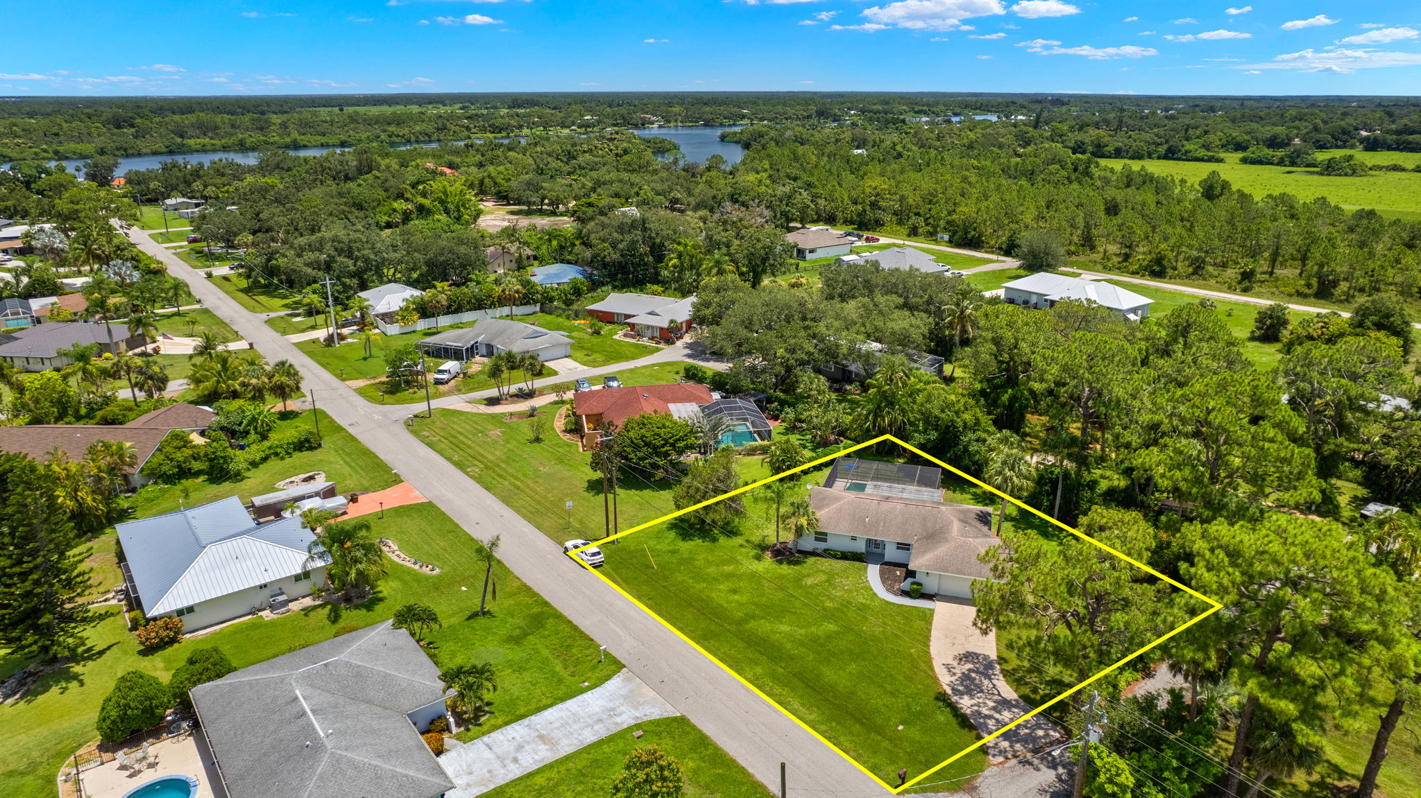 Aerial View 1 of 3 -Lot Lines