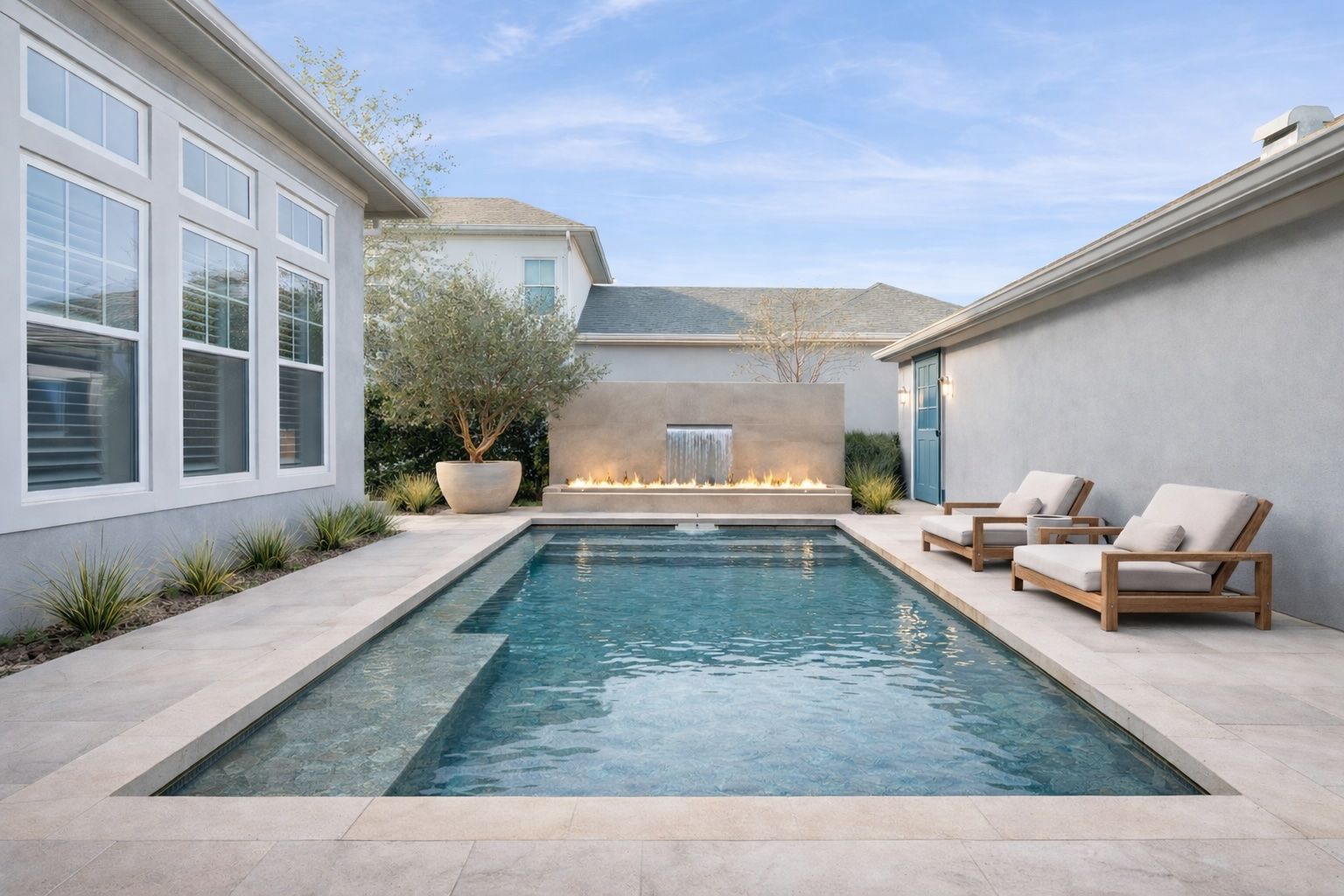 VIRTUALLY STAGED POOL CONCEPT
