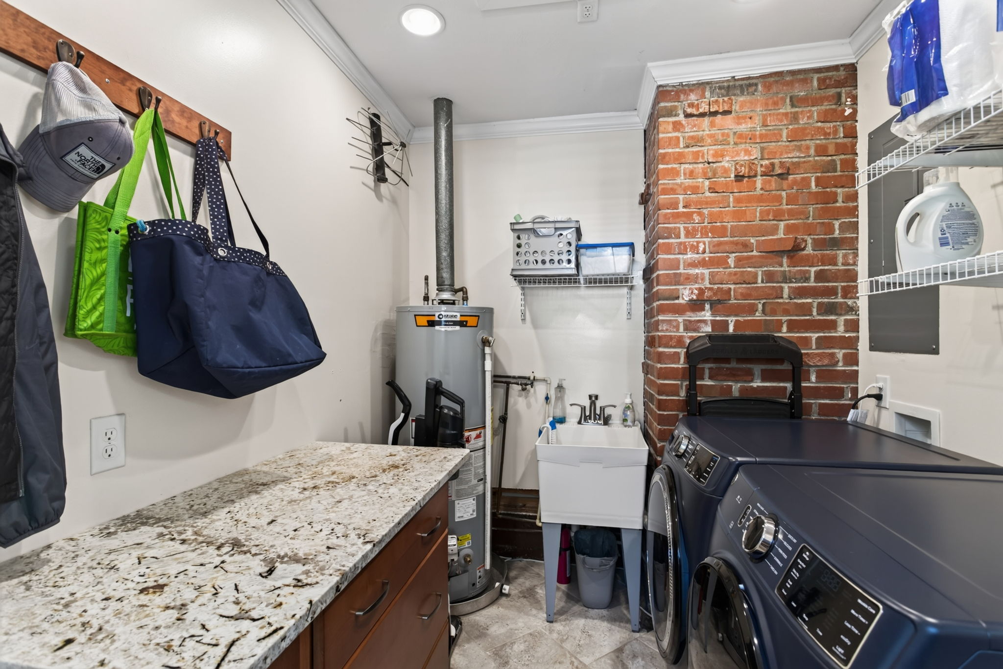Spacious Mudroom/Laundry.