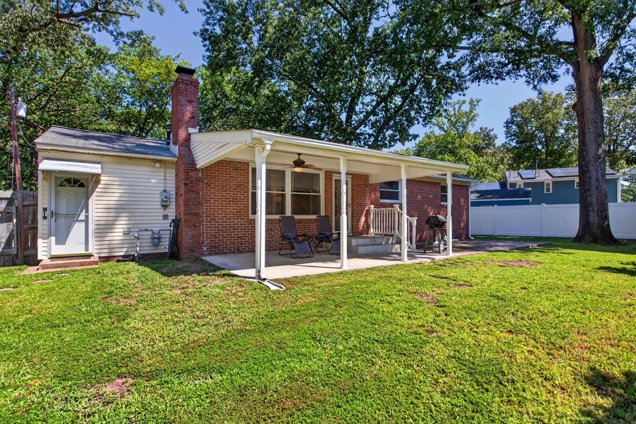 Maintained Oversized  and Private Backyard.