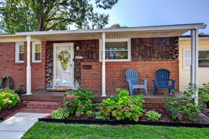 Charming Covered Entry.