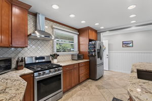 Granite & Gas Cooking.