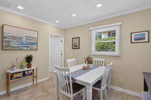 Dedicated Dining Space.