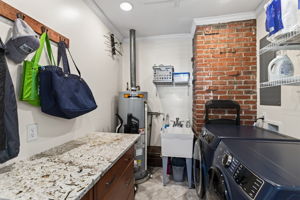 Spacious Mudroom/Laundry.