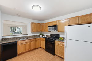 Kitchen Open to Living Room
